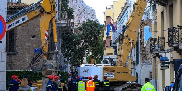Το σημείο όπου σημειώθηκε η φονική έκρηξη στην Πλάκα
