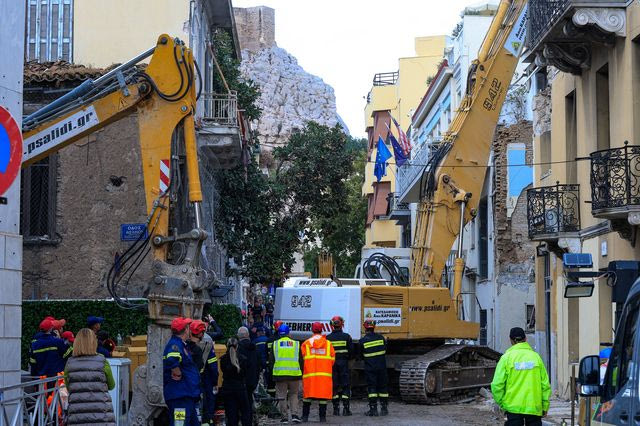 Το σημείο όπου σημειώθηκε η φονική έκρηξη στην Πλάκα