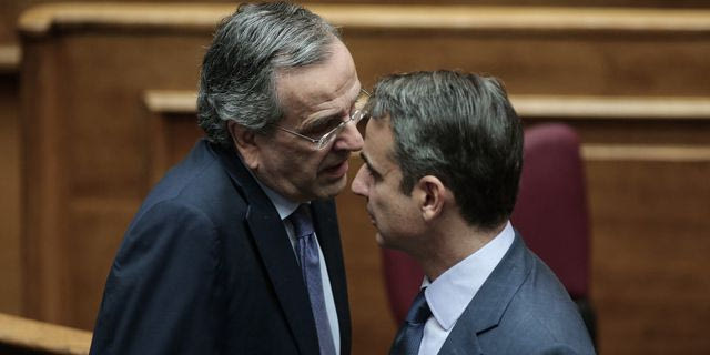 Αντώνης Σαμαράς και Κυριάκος Μητσοτάκης