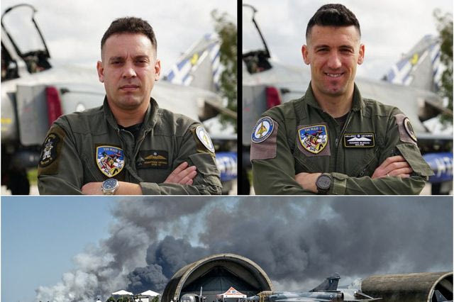 Οι πιλότοι του δυστυχήματος στην Τανάγρα
