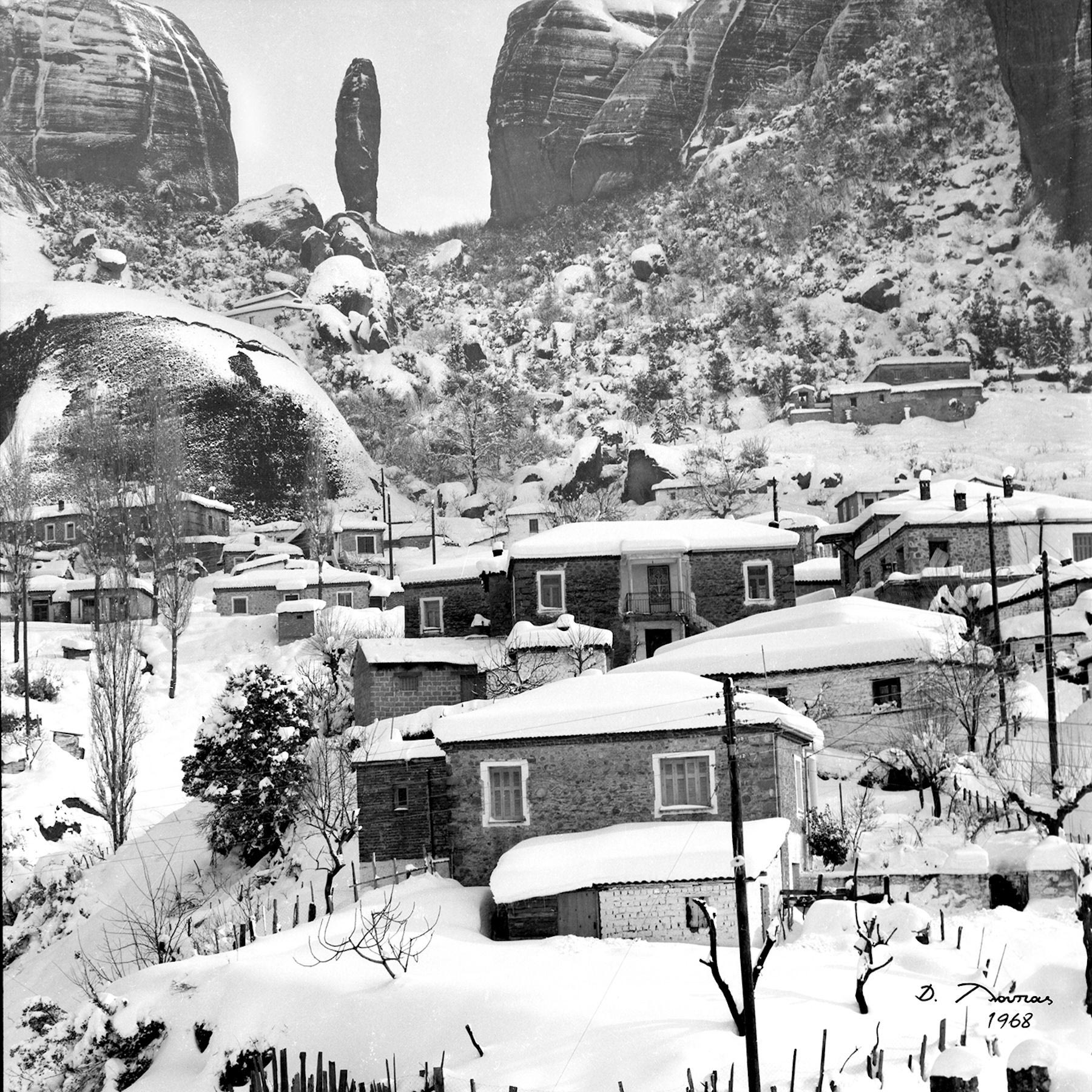 Χειμώνας στο Καστράκι- Μετέωρα, 1968