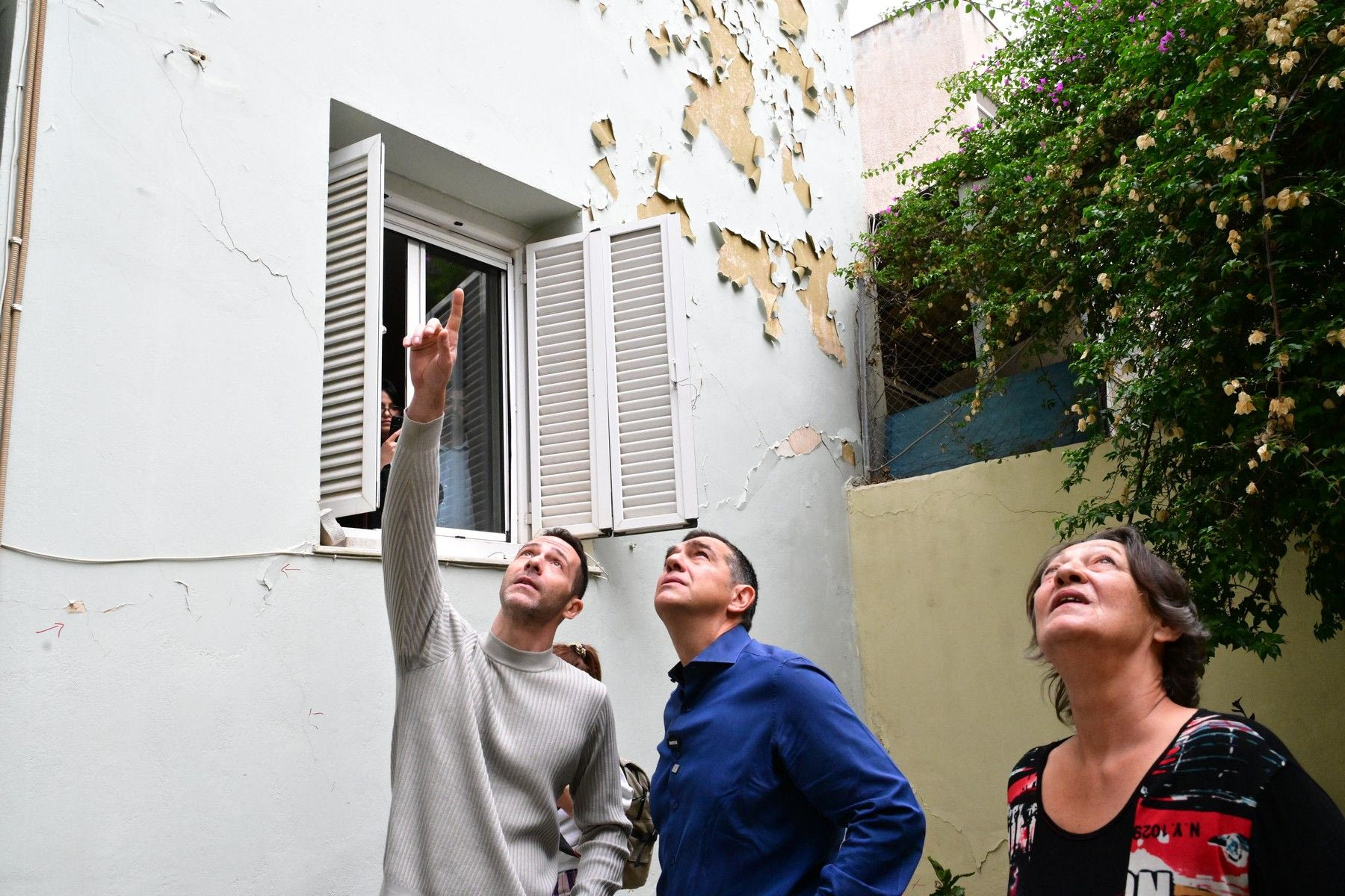 Ο Αλέξης Τσίπρας στην Κυψέλη