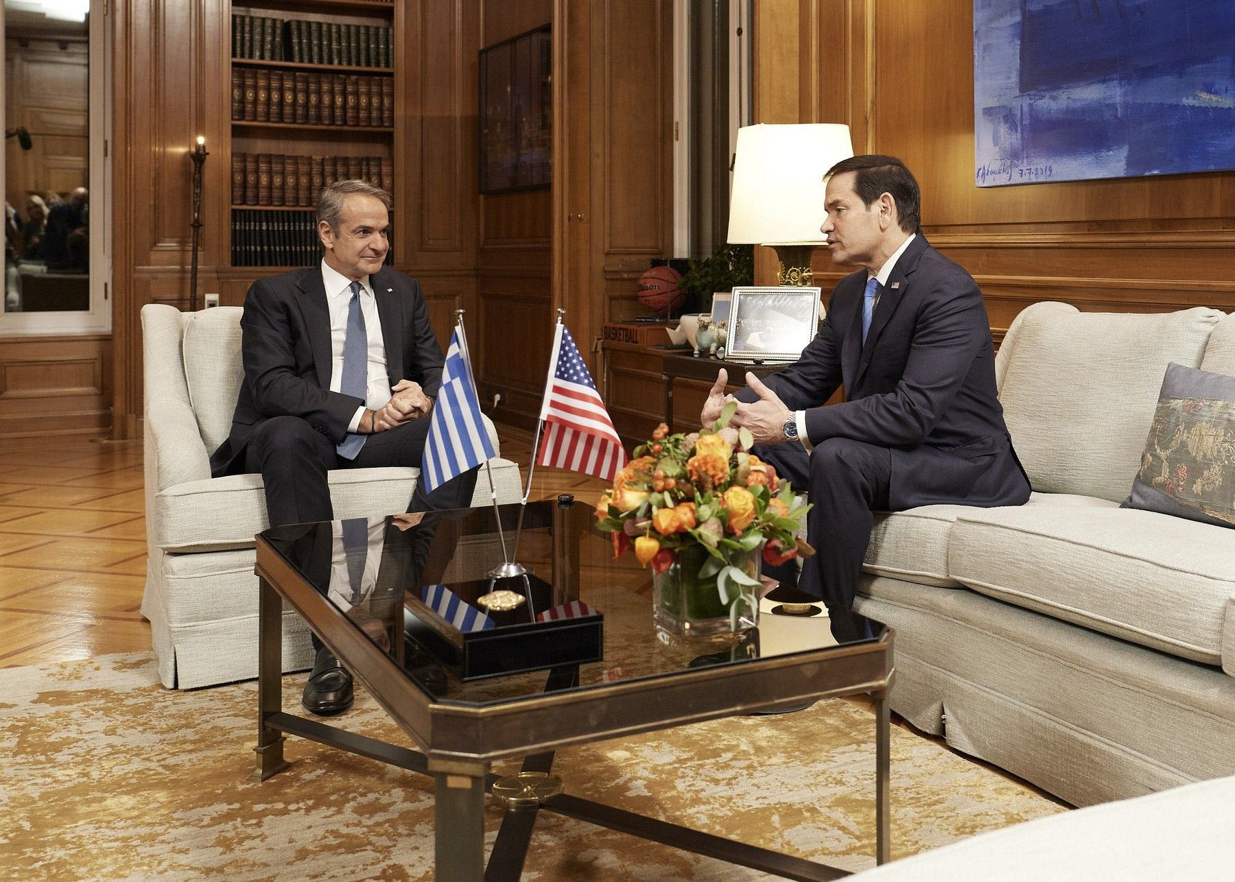 Μητσοτάκης σε Ρούμπιο: Οι σχέσεις μας βρίσκονται στο υψηλότερο επίπεδο όλων των εποχών