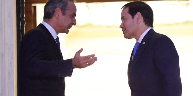 Μητσοτάκης σε Ρούμπιο: Η Ελλάδα γέφυρα με τη Μέση Ανατολή