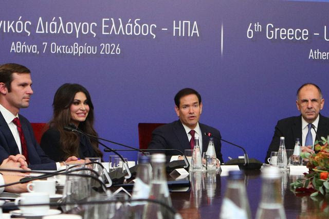Συνάντηση του Υπ. Εξωτερικών Γιώργου Γεραπετρίτη με τον ομόλογο του των ΗΠΑ Μάρκο Ρούμπιο