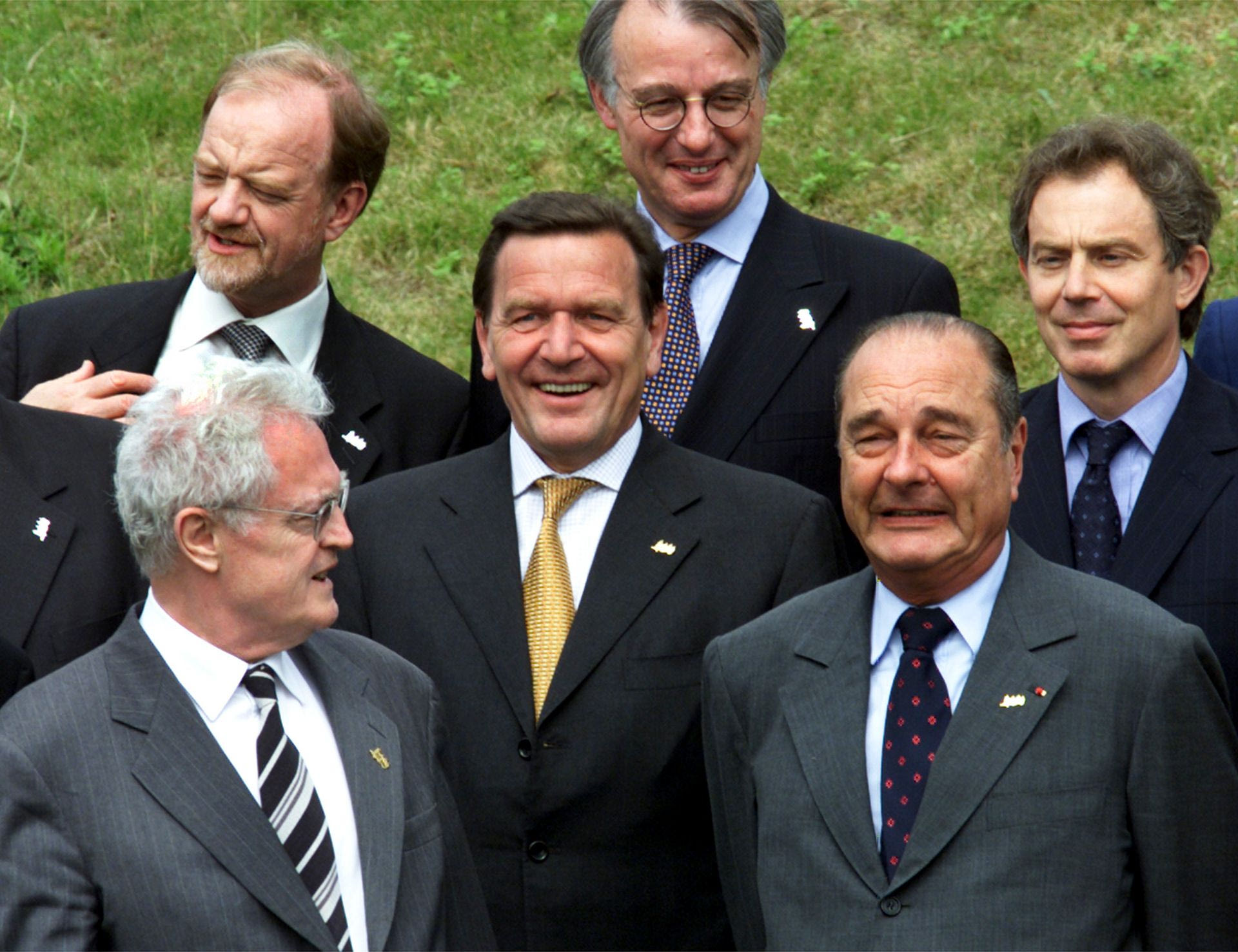 Tony Blair, Gerhard Schroeder, Lionel Jospin και Jacques Chirac