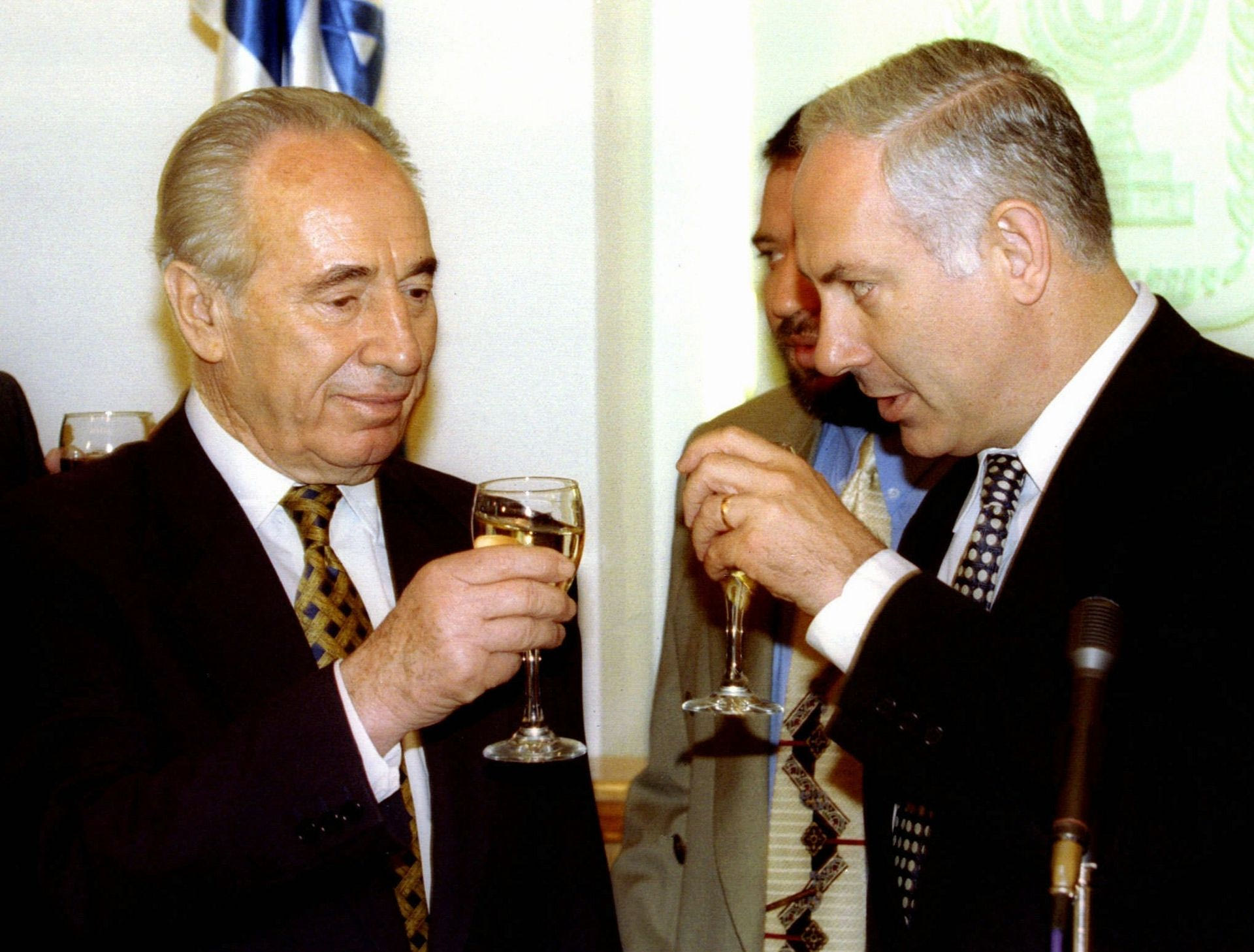 Benjamin Netanyahu και Shimon Peres