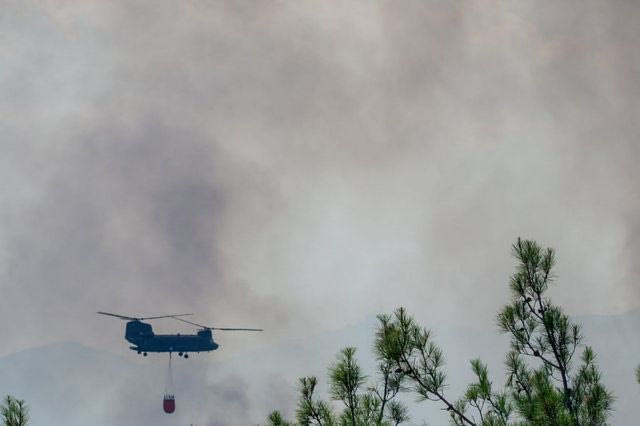 Μαίνεται η φωτιά στο Σουφλί – Ενισχύθηκαν οι πυροσβεστικές δυνάμεις