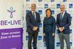 Η Ειρήνη Τσέτη με τους Ιδρυτές της Be-Live Χάρη Χηνιάδη και Βασίλη Κελλάρη