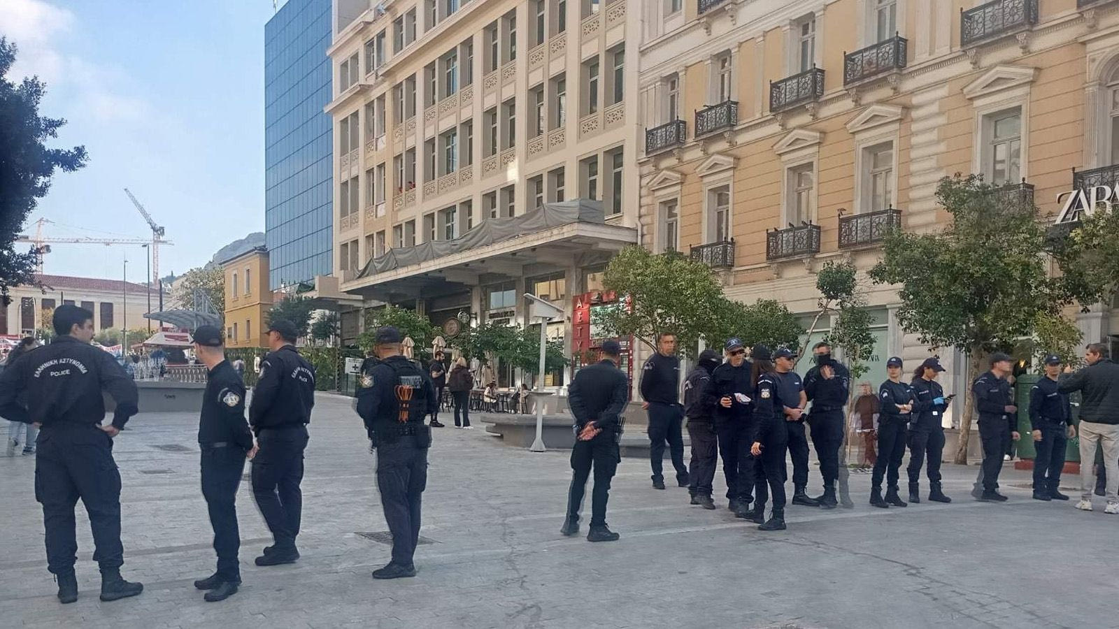 Μαζικοί έλεγχοι διαδηλωτών