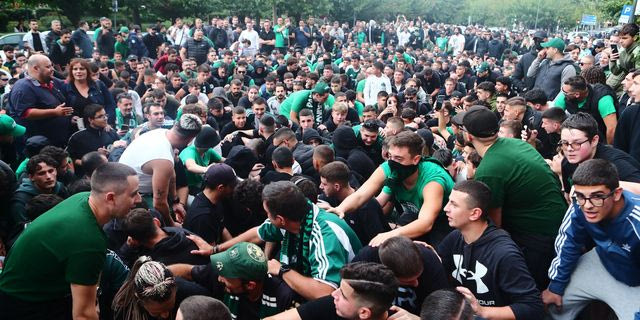 Έπεσε το ξενοδοχείο της πράσινης αποστολής: Χαμός από φιλάθλους του Παναθηναϊκού πριν το ντέρμπι με τον Ολυμπιακό