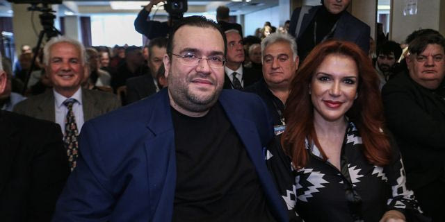 Ο Φίλιππος Καμπούρης και η σύζυγός του