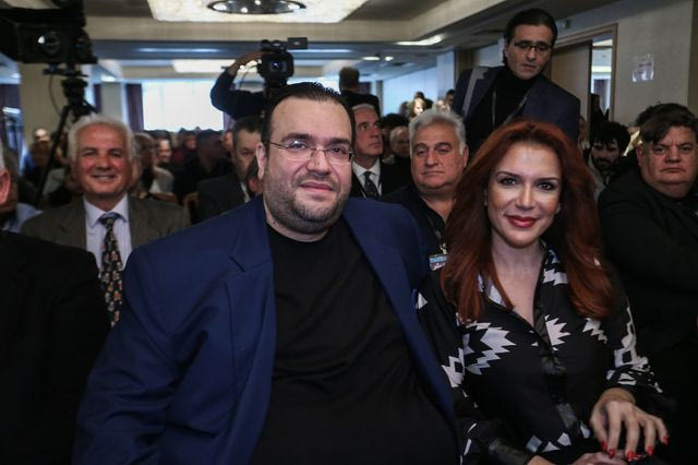 Ο Φίλιππος Καμπούρης και η σύζυγός του