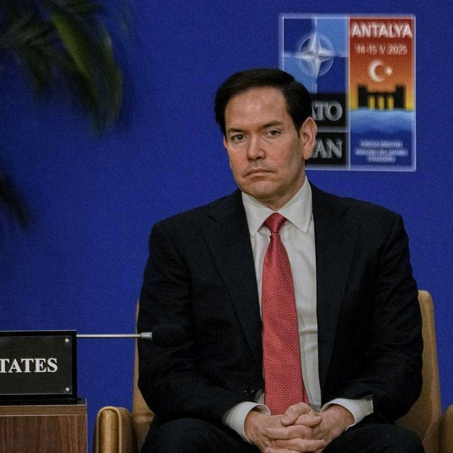 O Marco Rubio σε παλαιότερη επίσκεψή του στην Τουρκία