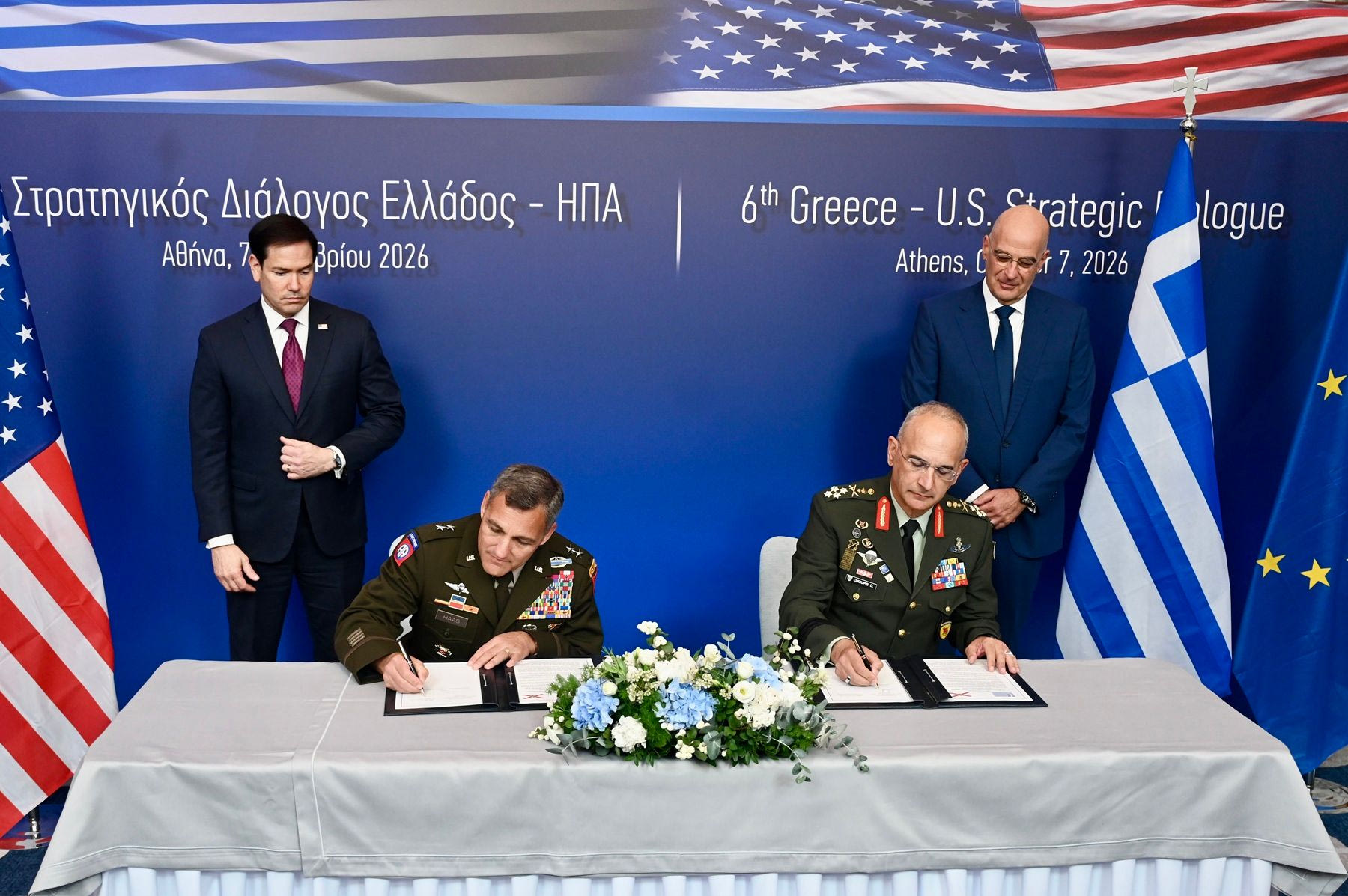 Επίσκεψη Ρούμπιο: Υπεγράφη συμφωνία των Ενόπλων Δυνάμεων με την Εθνοφρουρά της Φλόριντα