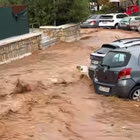 Σύμη: Δρόμοι μετατράπηκαν σε ποτάμια – Βίντεο