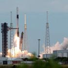 Η εκτόξευση του πυραύλου Falcon 9 της εταιρείας SpaceX