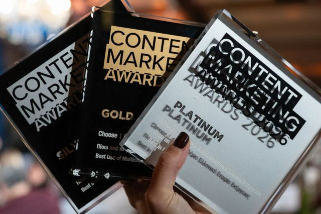 Τρεις διακρίσεις για την Choose στα Content Marketing Awards